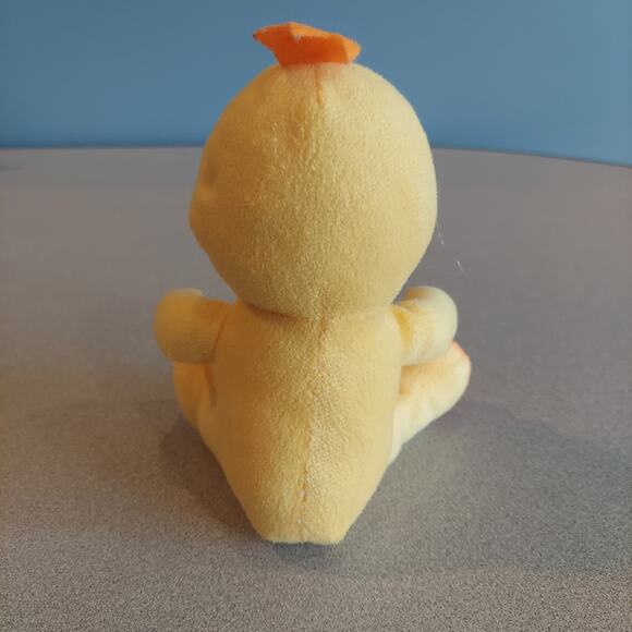Toy Works Plush Duck Stuffed Animal 6 inch Yellow and Orange - Picture 2 of 4